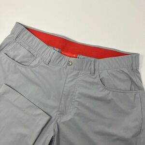 REDVANLY Men's Large (34x31) Kent Golf Pants Gray Performance Stretch Trousers